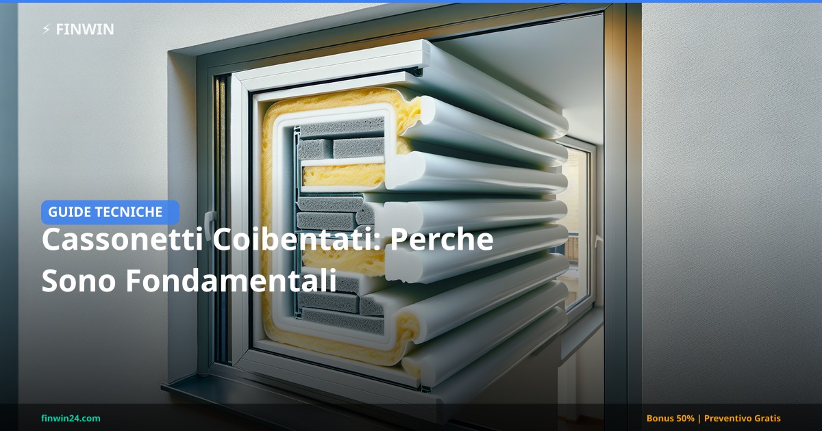 Cassonetti Coibentati: Perche Sono Fondamentali - FINWIN Serramenti