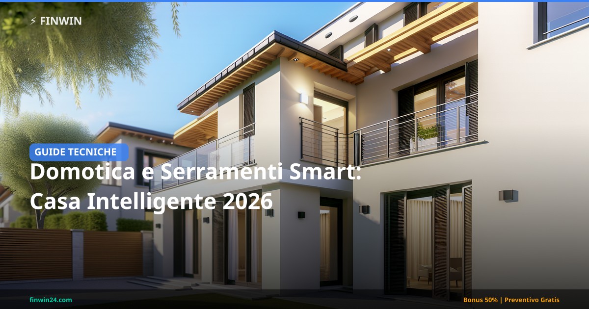 Domotica e Serramenti Smart: Casa Intelligente 2026