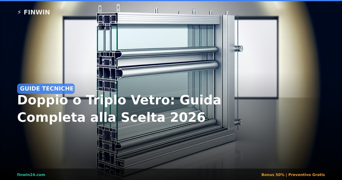 Doppio o Triplo Vetro: Guida Completa alla Scelta 2026