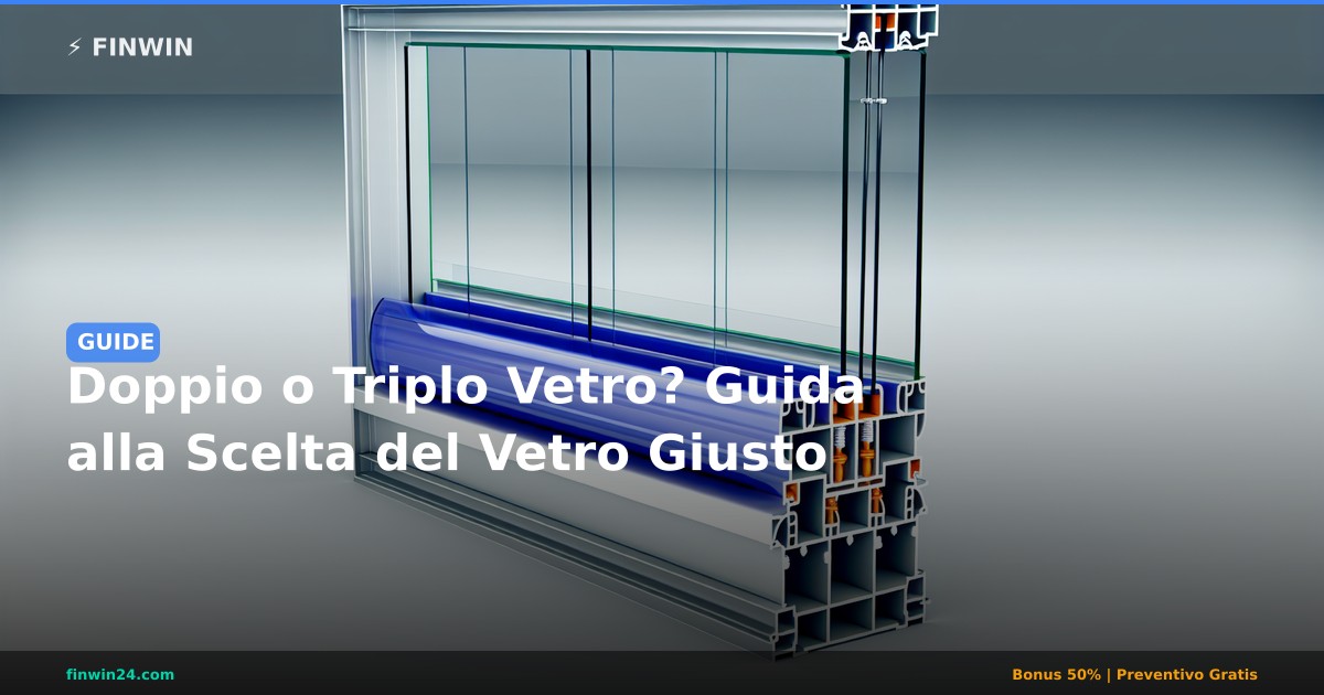 Doppio o Triplo Vetro? Guida alla Scelta del Vetro Giusto - FINWIN Serramenti
