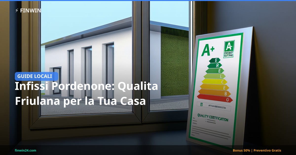 Infissi Pordenone: Qualita Friulana per la Tua Casa