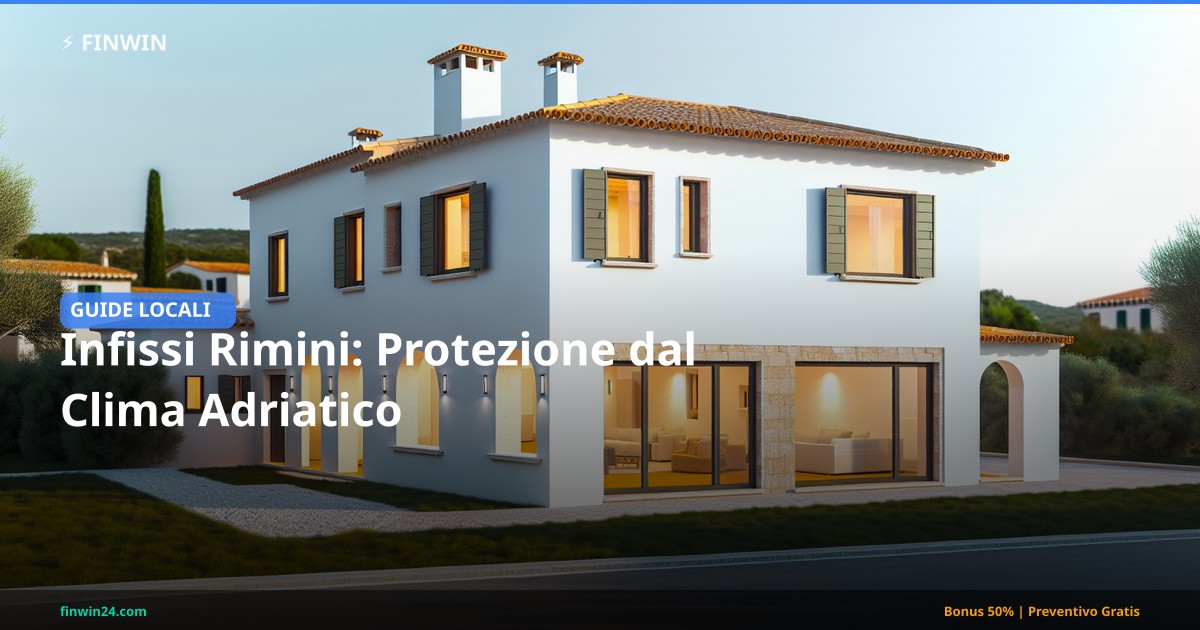Infissi Rimini: Protezione dal Clima Adriatico
