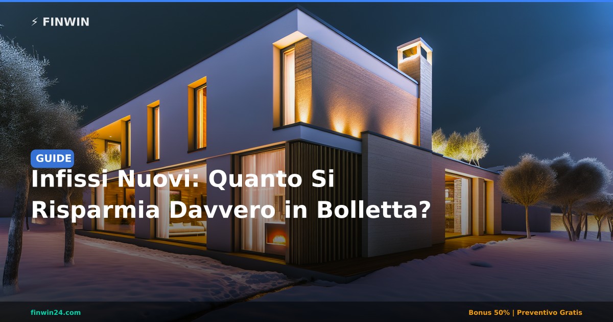 Infissi Nuovi: Quanto Si Risparmia Davvero in Bolletta? - FINWIN Serramenti