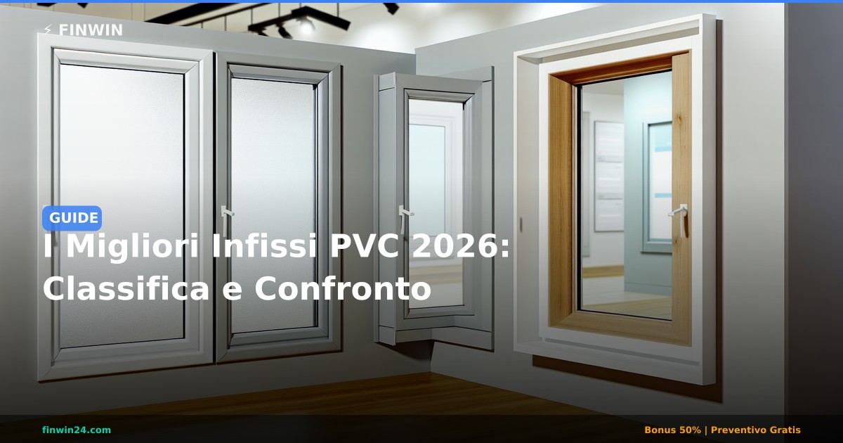 I Migliori Infissi PVC 2026: Classifica e Confronto - FINWIN Serramenti