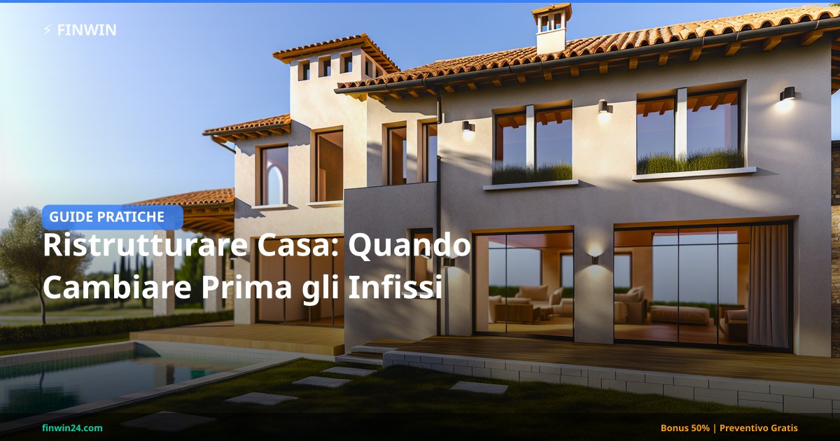 Manutenzione e pulizia infissi moderni in casa