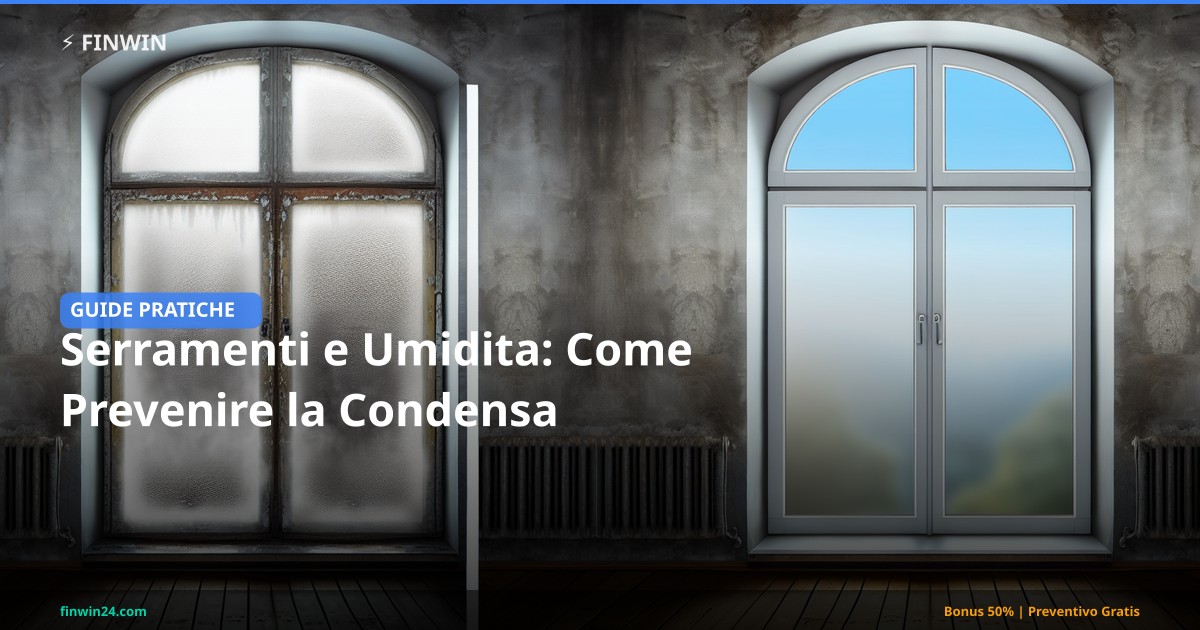 Serramenti e Umidita: Come Prevenire la Condensa - FINWIN Serramenti