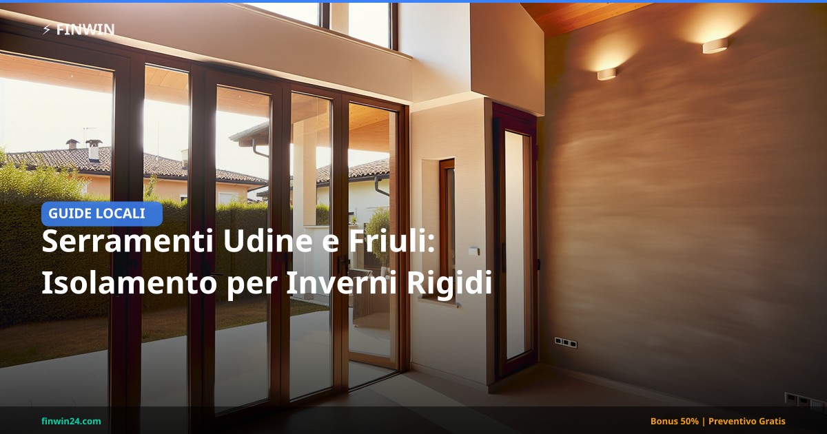 Villa italiana con serramenti in alluminio e vetrate panoramiche