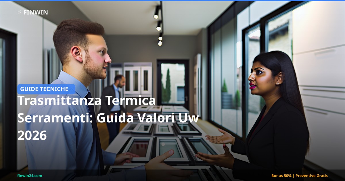Trasmittanza Termica Serramenti: Guida Valori Uw 2026